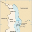 mapa jezera Malawi